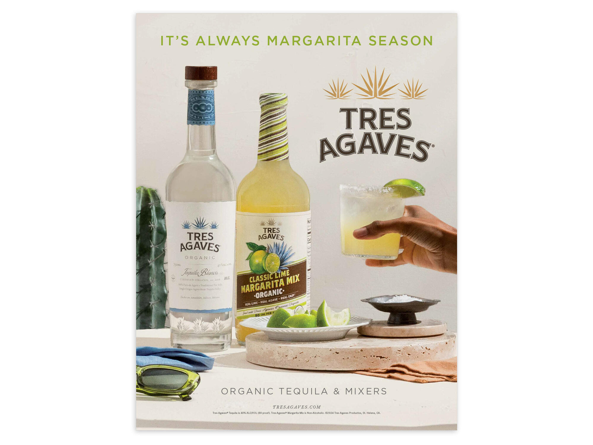 Tres Agaves | Tasting Panel Print Ad