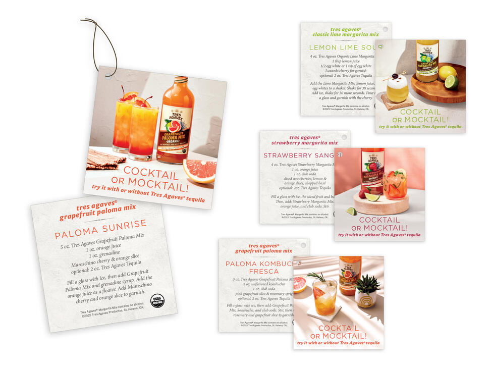 Tres Agaves | Cocktail or Mocktail? Recipe Campaign Neckers