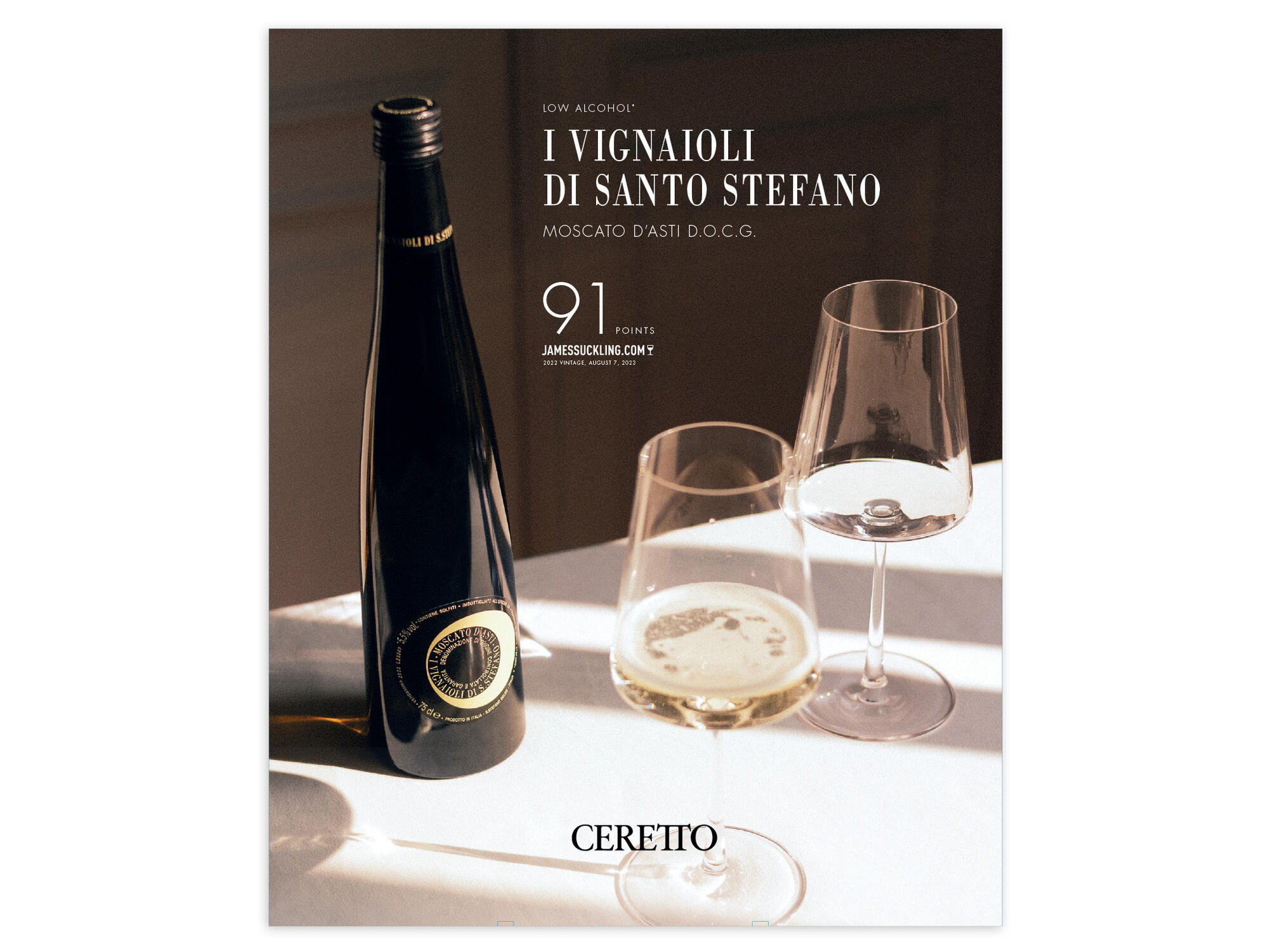 Ceretto | I Vignaioli di Santo Stefano Moscato Flow POS