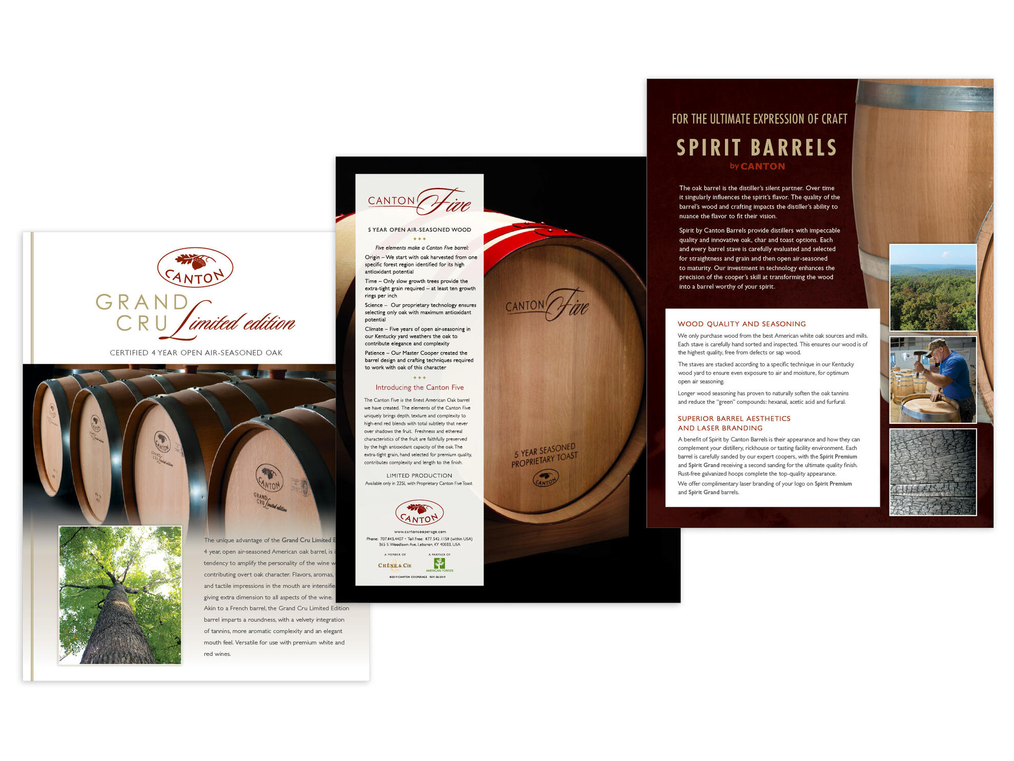 Canton Cooperage | Product Sales Sheets