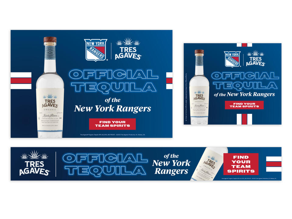 Tres Agaves | NY Rangers Website Ads