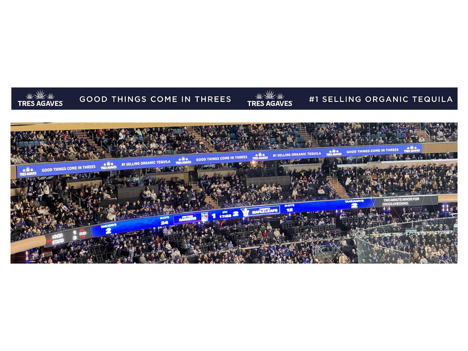 Tres Agaves | NY Rangers Stadium Ads
