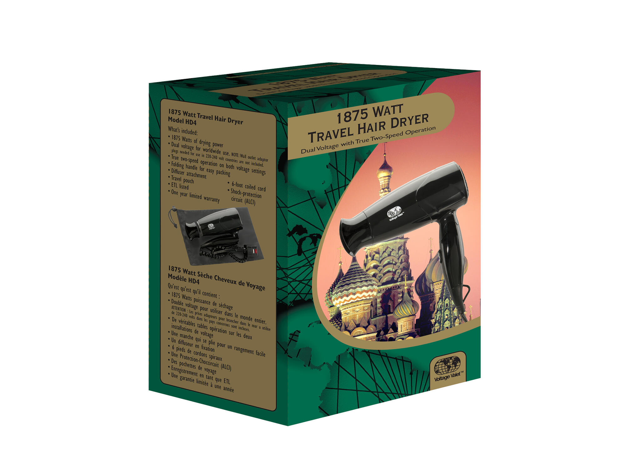 Voltage Valet | Travel Hair Dryer Package