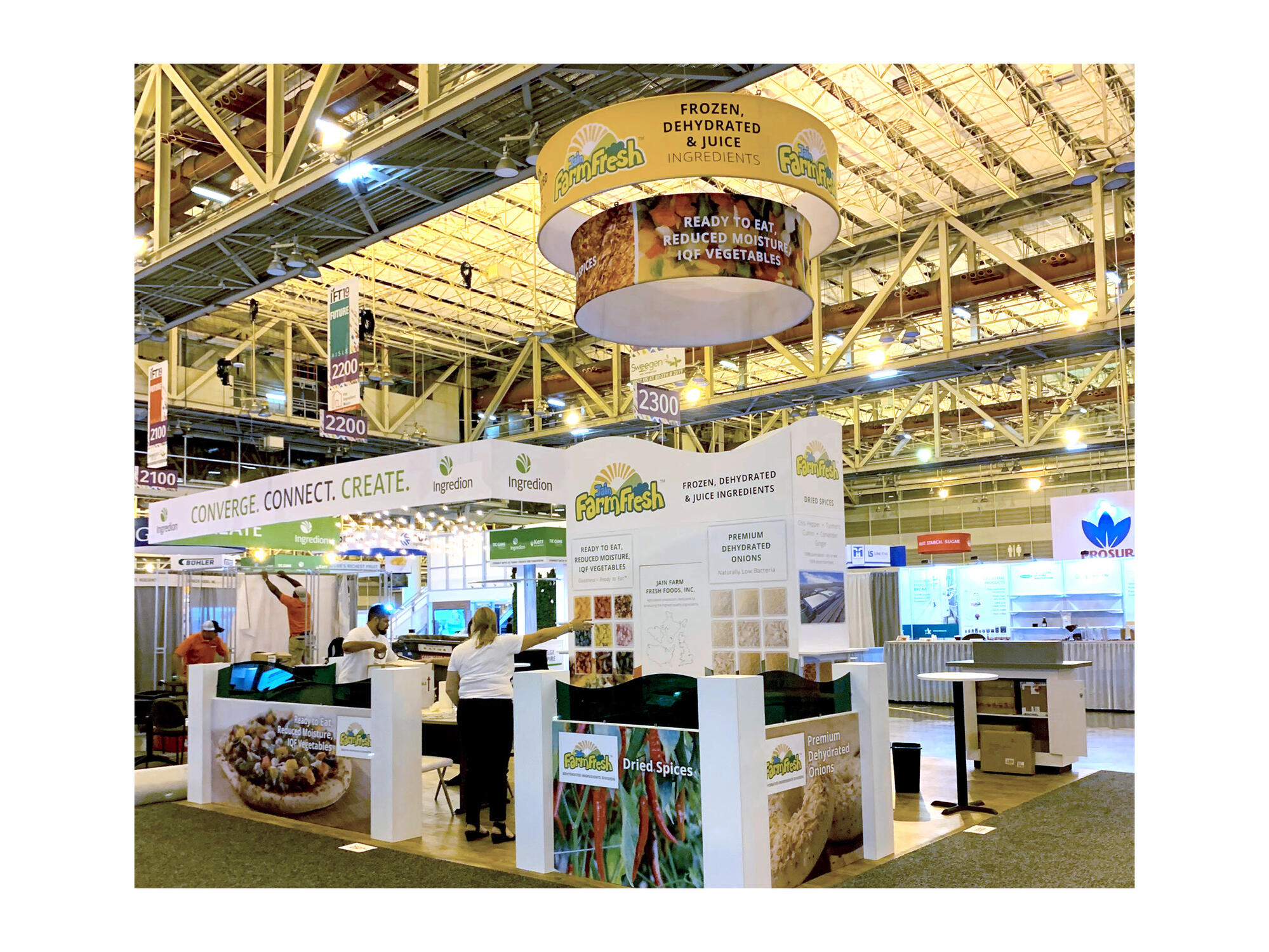 **Jain Farm Fresh** \n Trade Show Booth