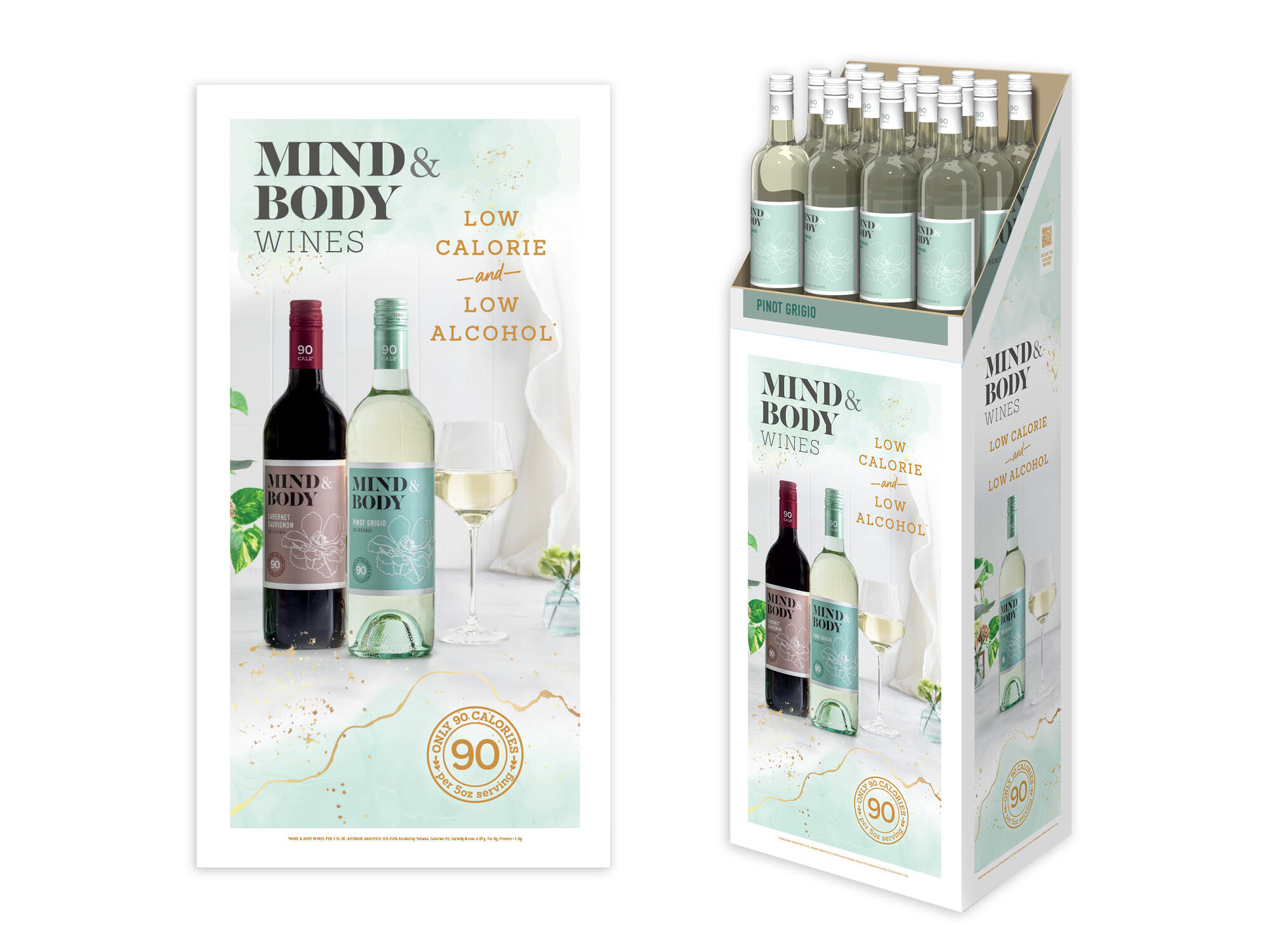 Mind & Body Wines | Case Sleeve